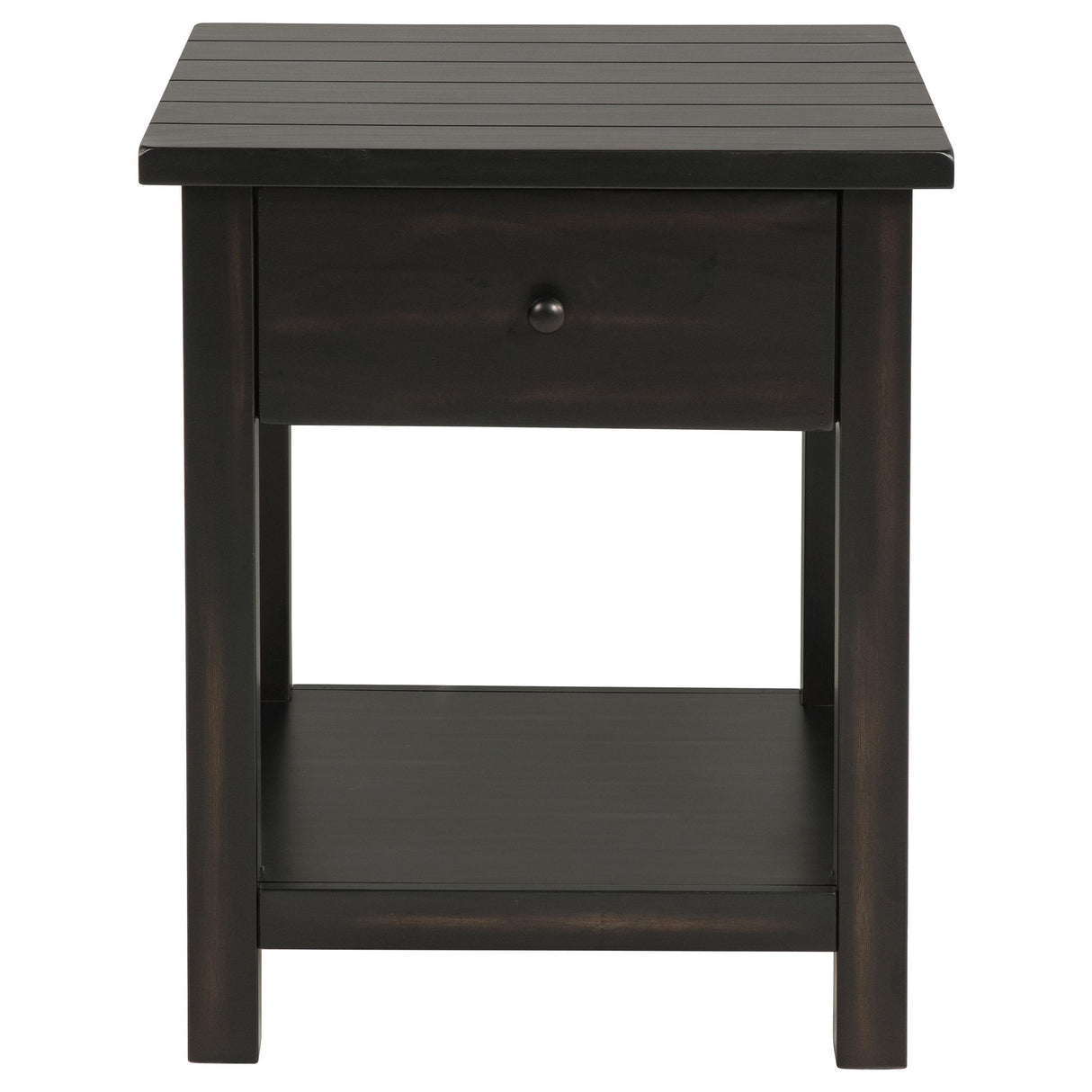 Payne Distressed Java 3-Piece Coffee and 1-Drawer End Table Set from Coaster - Luna Furniture