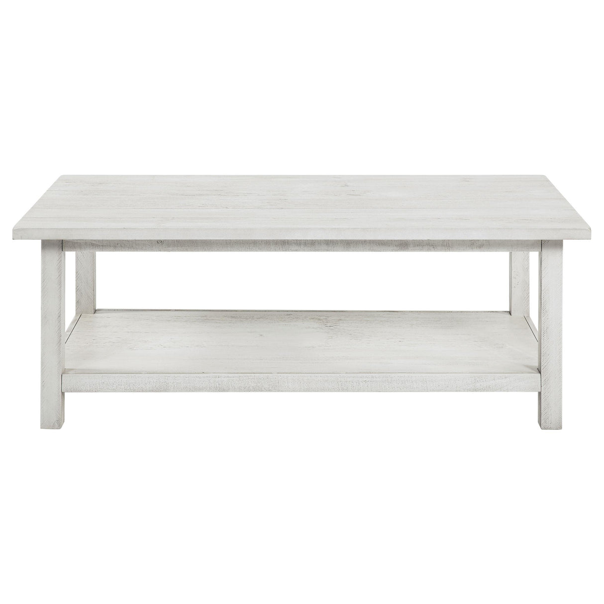 Payne Distressed White 2-Piece Coffee and End Table Set from Coaster - Luna Furniture