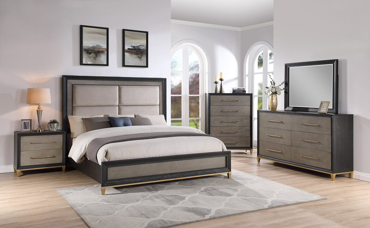 Payson Black/Brown Chest from Crown Mark - Luna Furniture