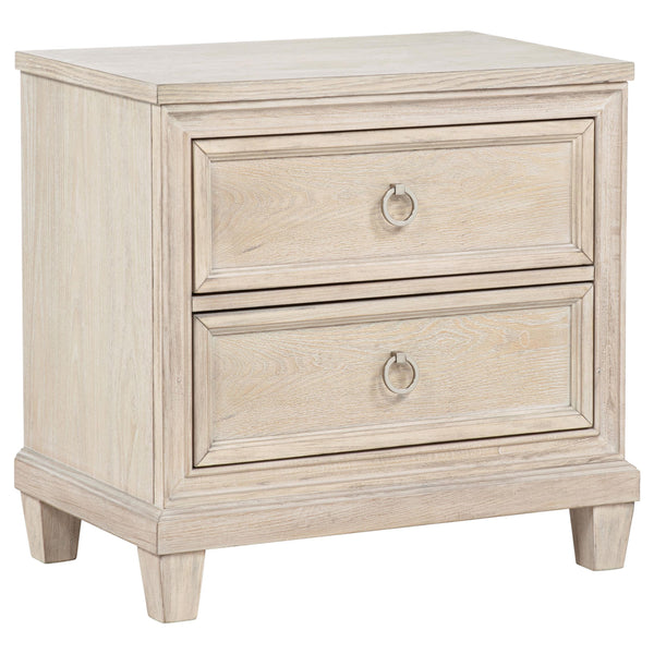 Pembroke Washed Oak 2-Drawer Nightstand