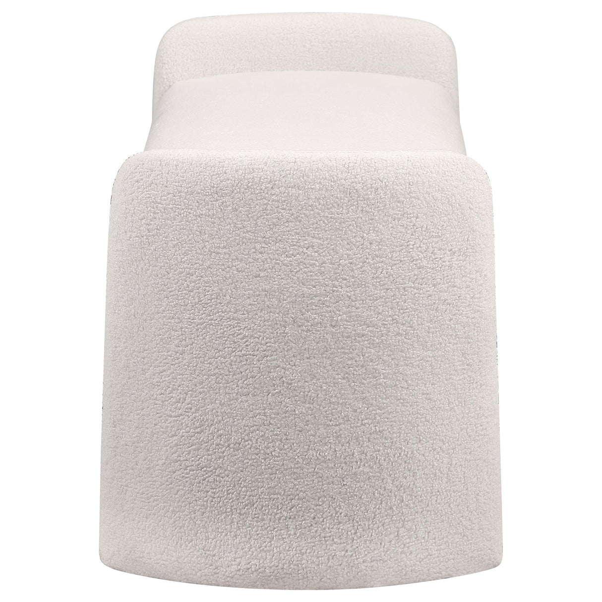 Peoria Ivory Velvet Upholstered Accent Bench from Coaster - Luna Furniture