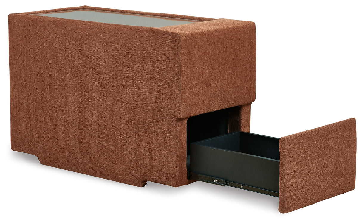 Pillar Peak Spice Console with Storage from Ashley Furniture - Luna Furniture