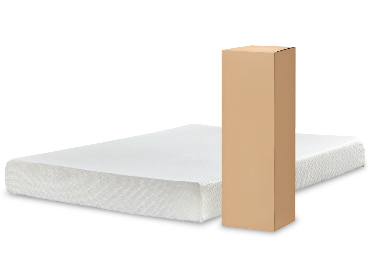 Piperton Full Platform Bed with Mattress in White from Ashley - Luna Furniture
