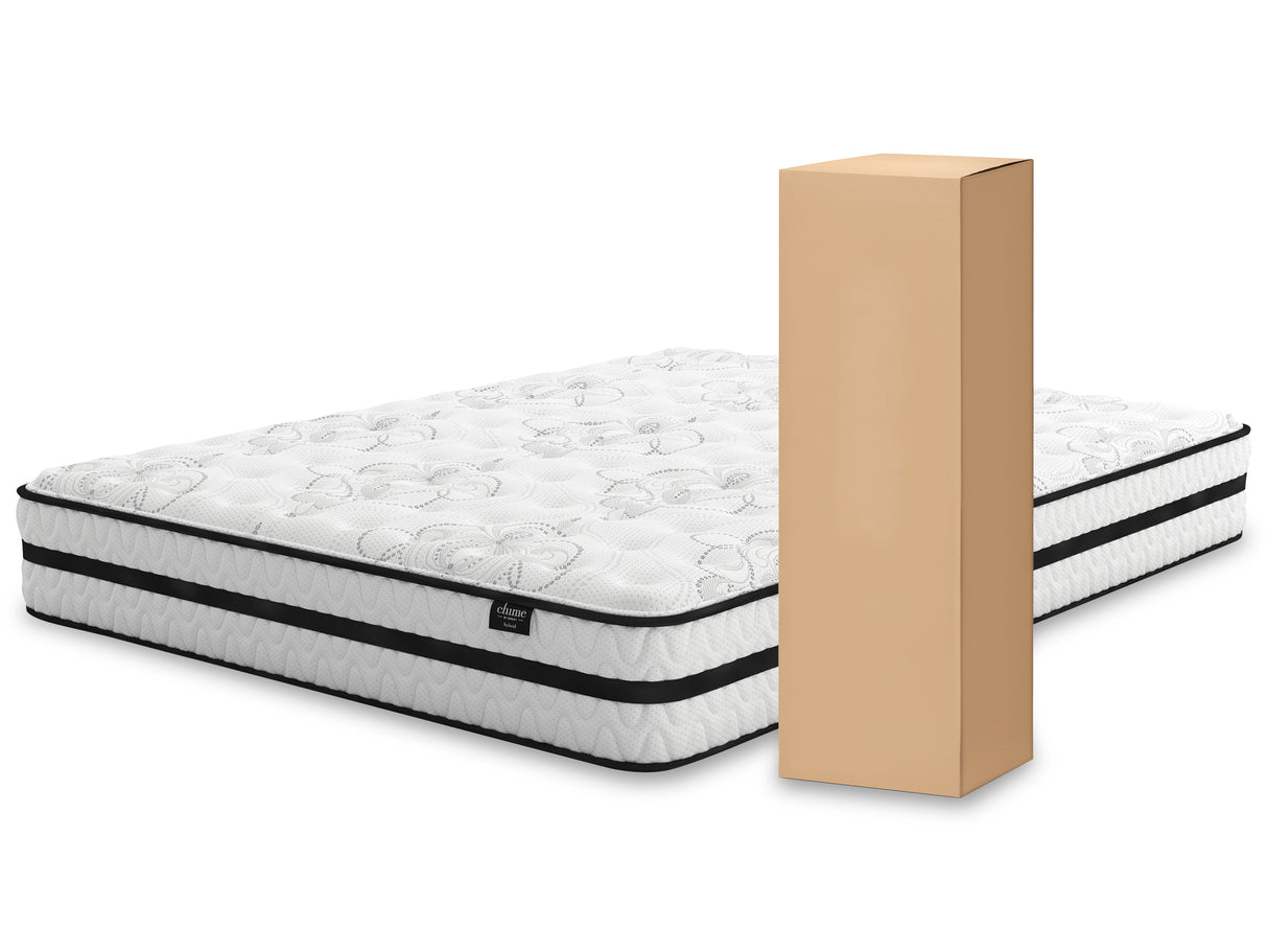 Piperton Full Platform Bed with Mattress in White from Ashley - Luna Furniture