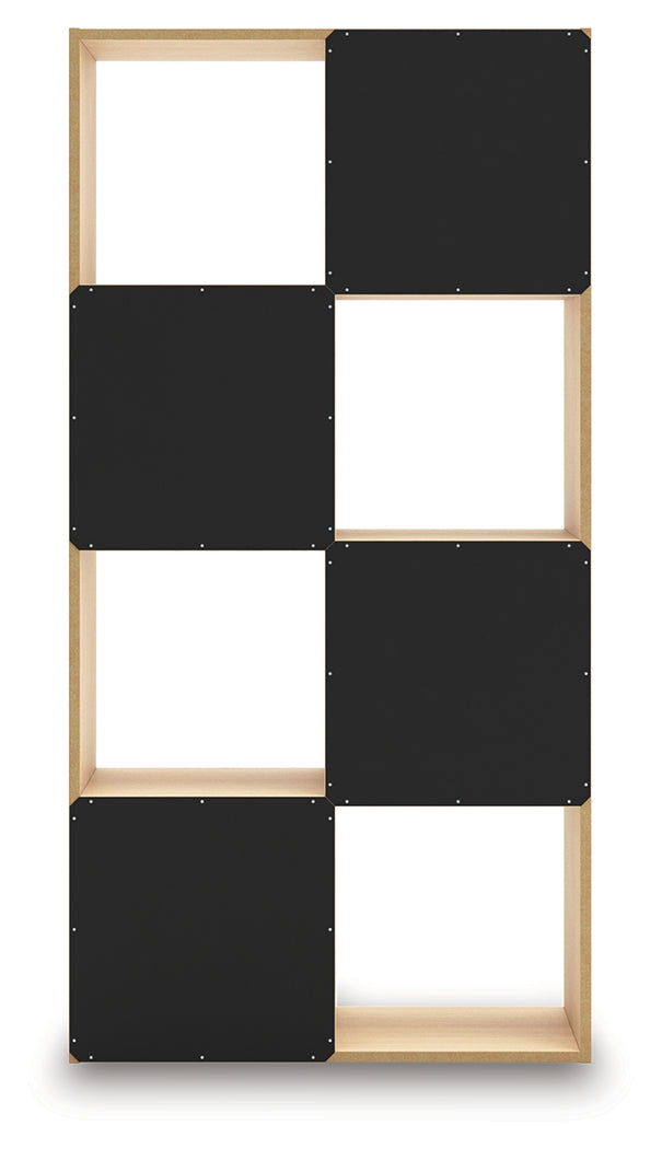 Piperton Tan Eight Cube Organizer from Ashley - Luna Furniture
