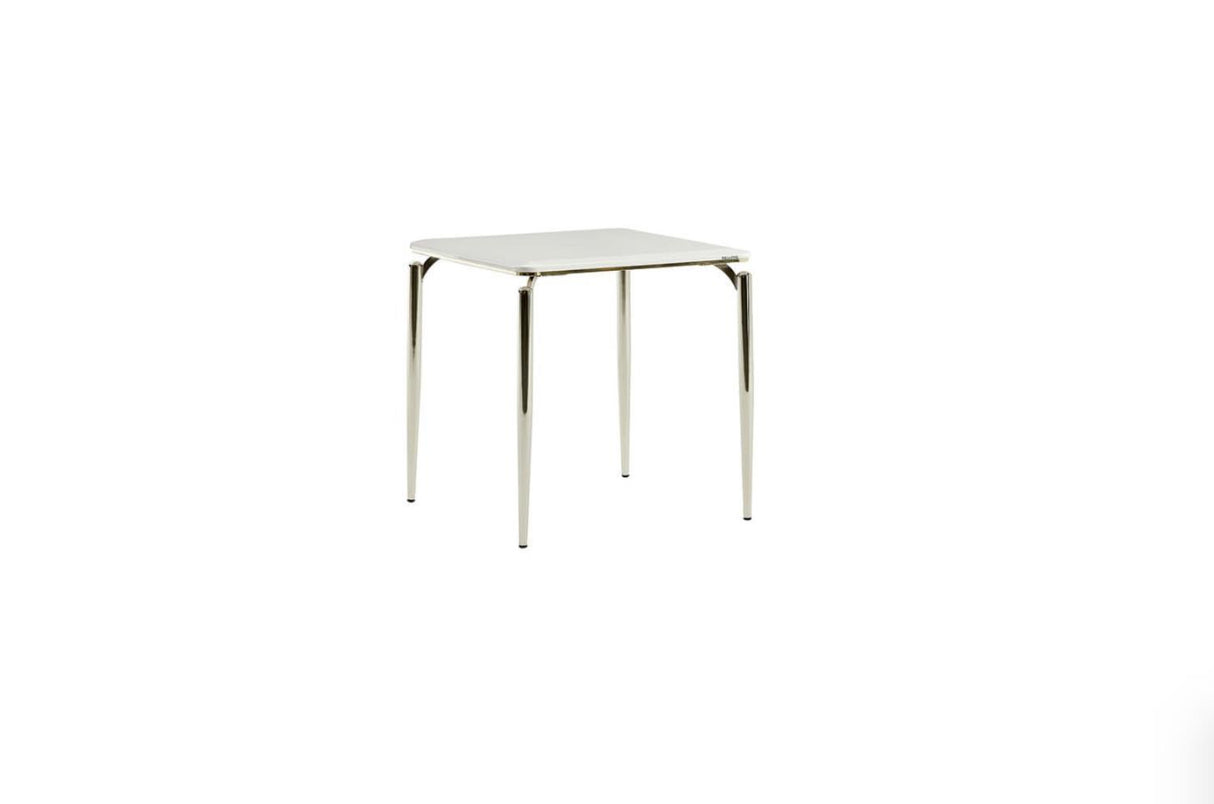 Plaza Ivory Side Table from Bellona - Luna Furniture
