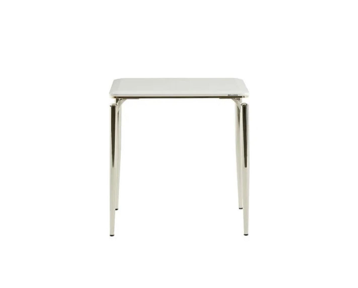 Plaza Ivory Side Table from Bellona - Luna Furniture