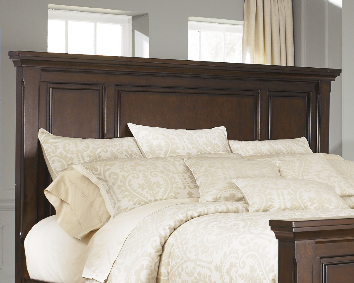 Porter Rustic Brown King Panel Bed, Chest and 2 Nightstands from Ashley Furniture - Luna Furniture