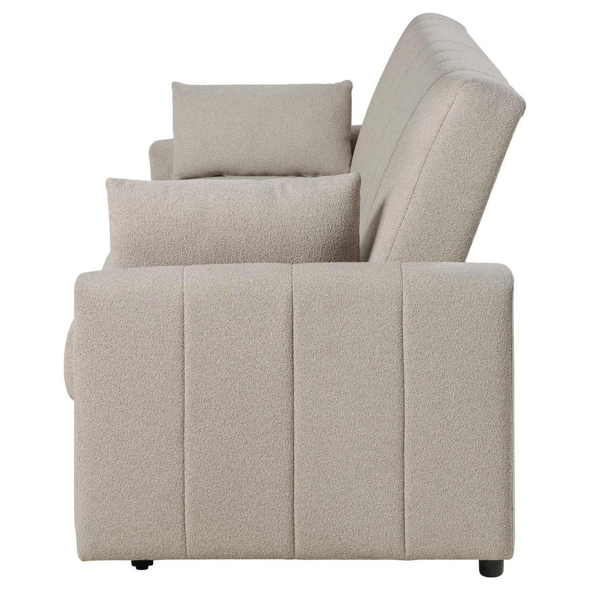 Portland Latte Boucle Sleeper Sofa Bed from Coaster - Luna Furniture
