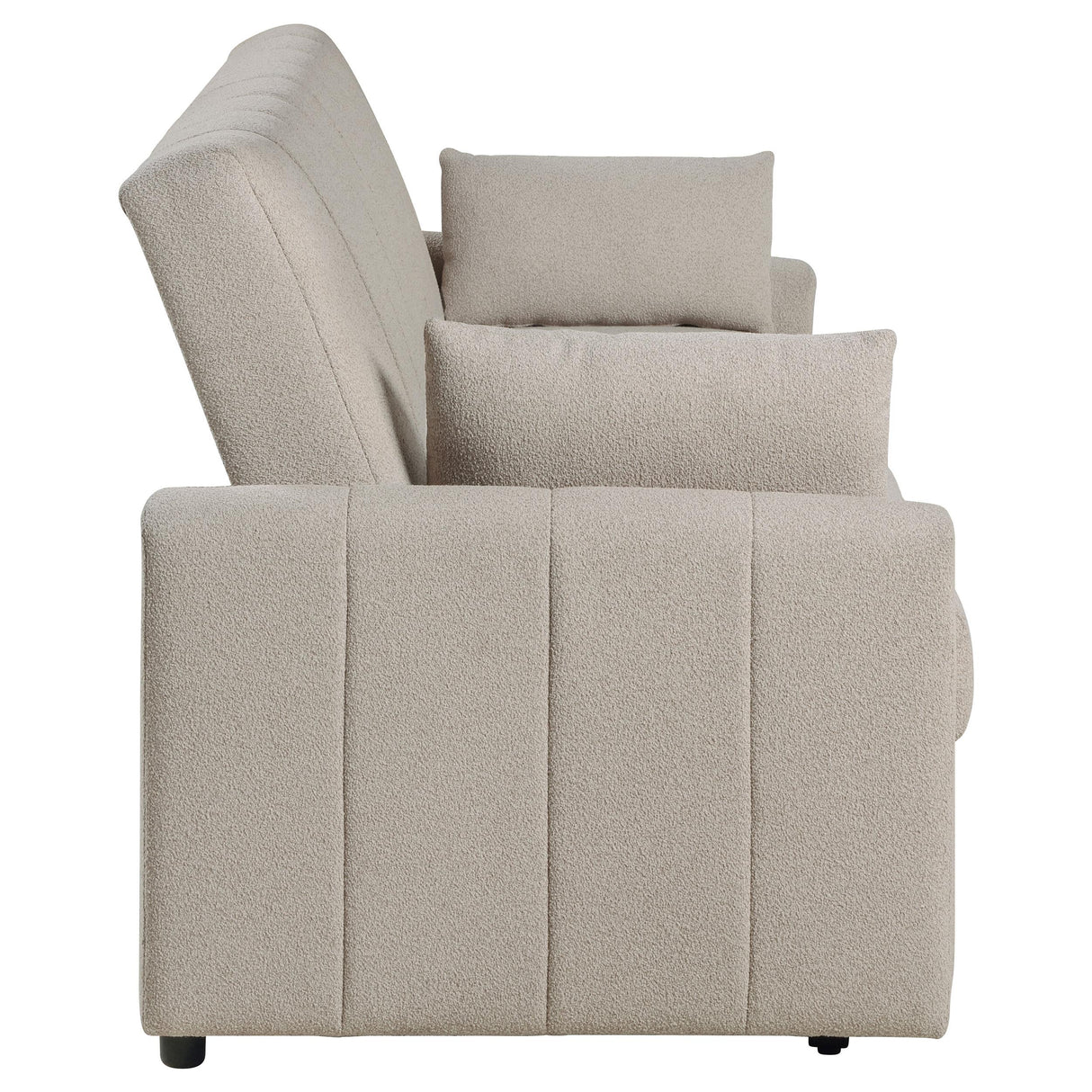 Portland Latte Boucle Sleeper Sofa Bed from Coaster - Luna Furniture
