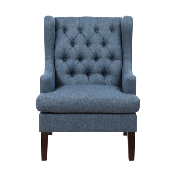 Quent Blue Accent Chair