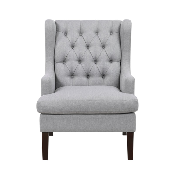 Quent Gray Accent Chair