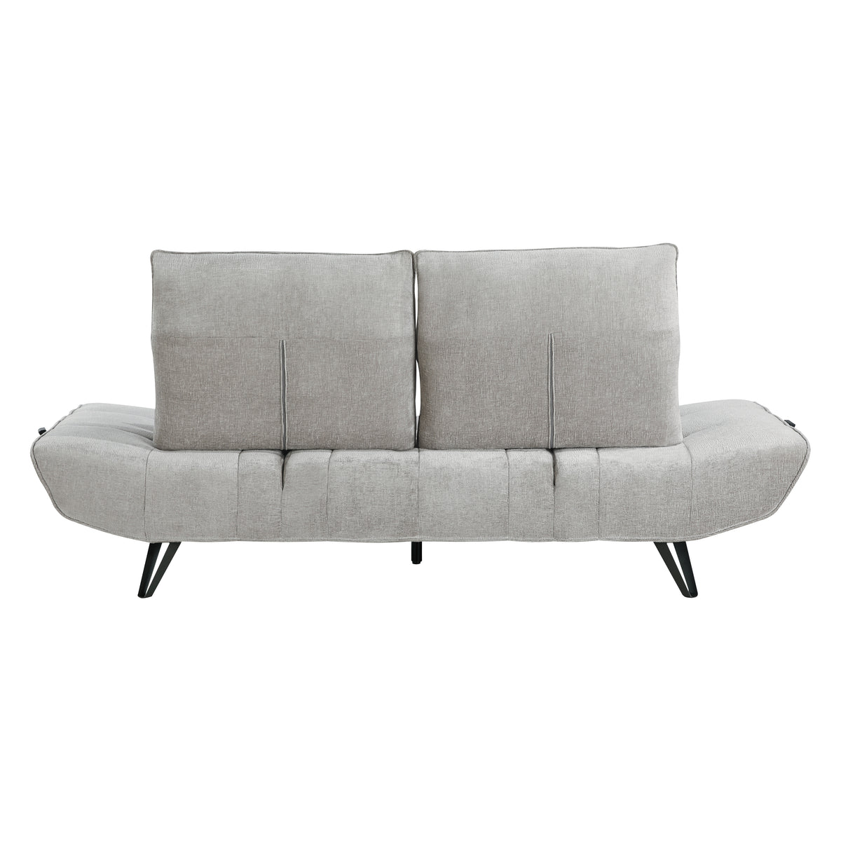 Quonsett Light Gray Sofa with Power Adjustable Seat from Homelegance - Luna Furniture