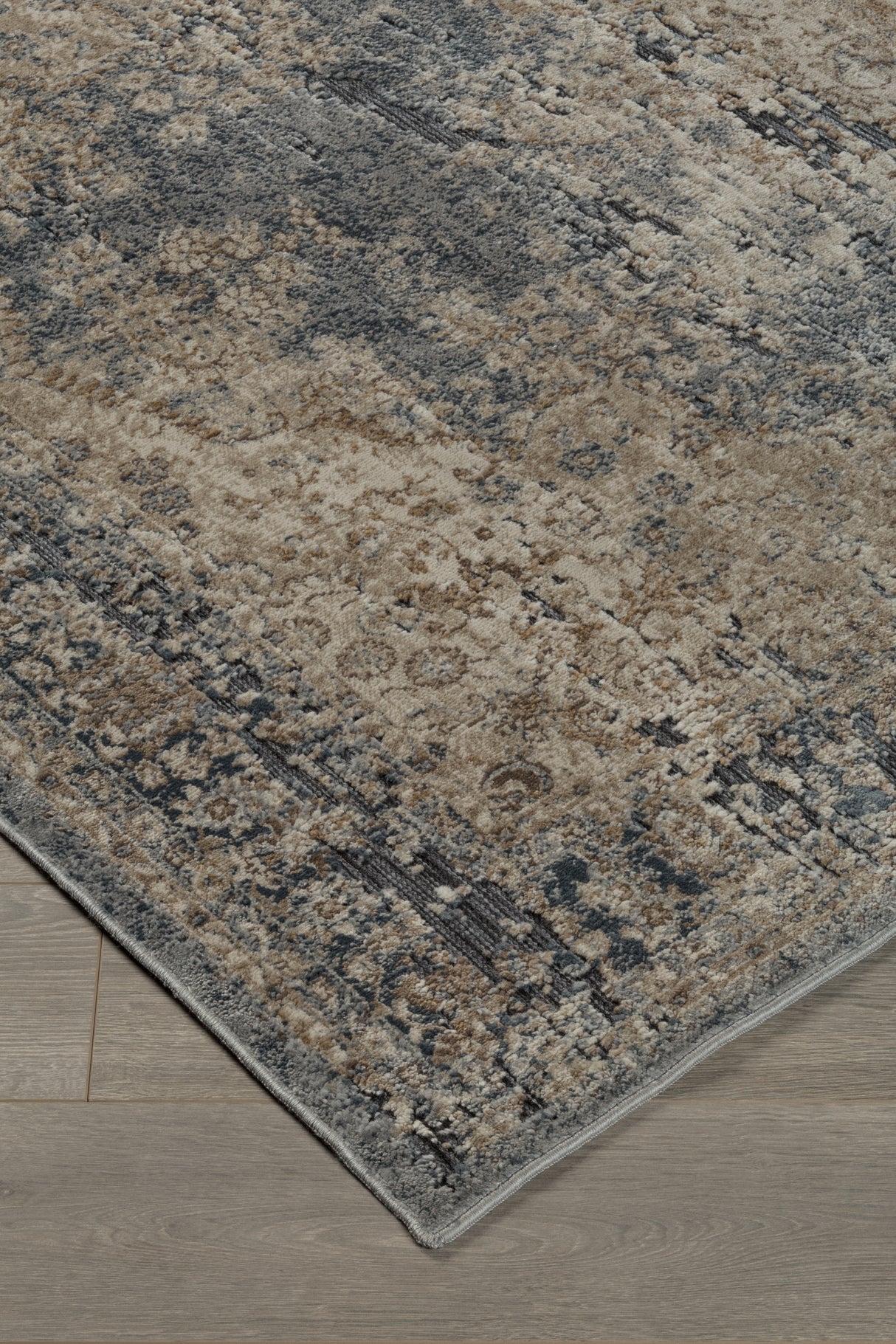 South Blue/Beige 5' x 7' Rug from Ashley Furniture - Luna Furniture