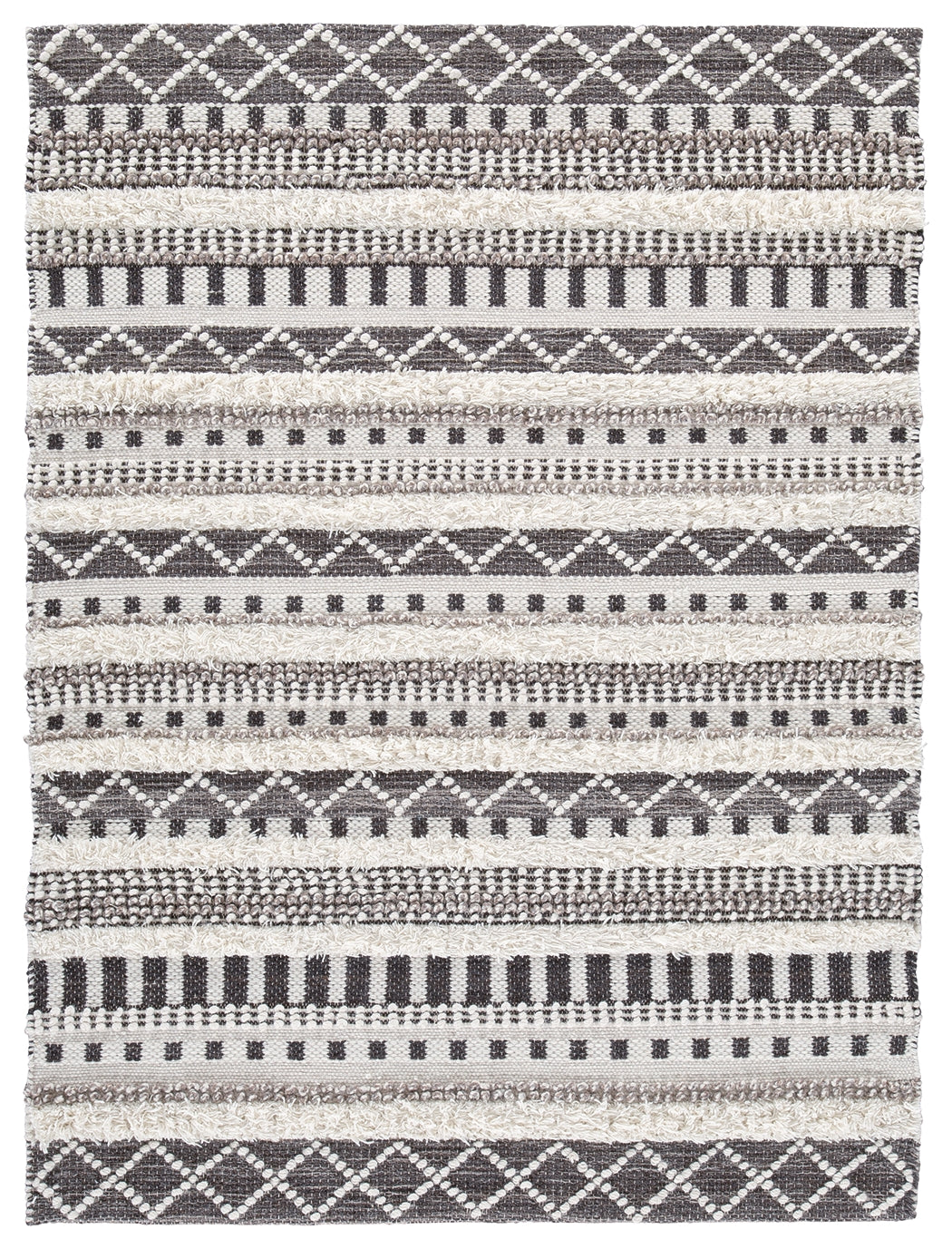 Karalee Ivory/Brown 8' x 10' Rug from Ashley Furniture - Luna Furniture