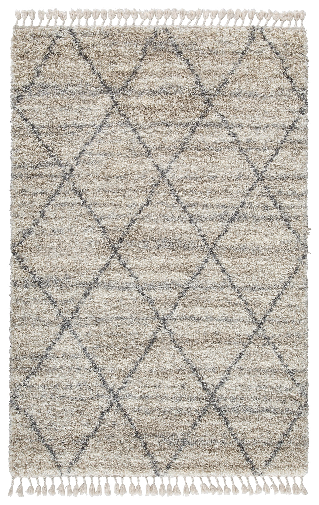 Abdalah Beige/Gray 5' x 7' Rug from Ashley - Luna Furniture
