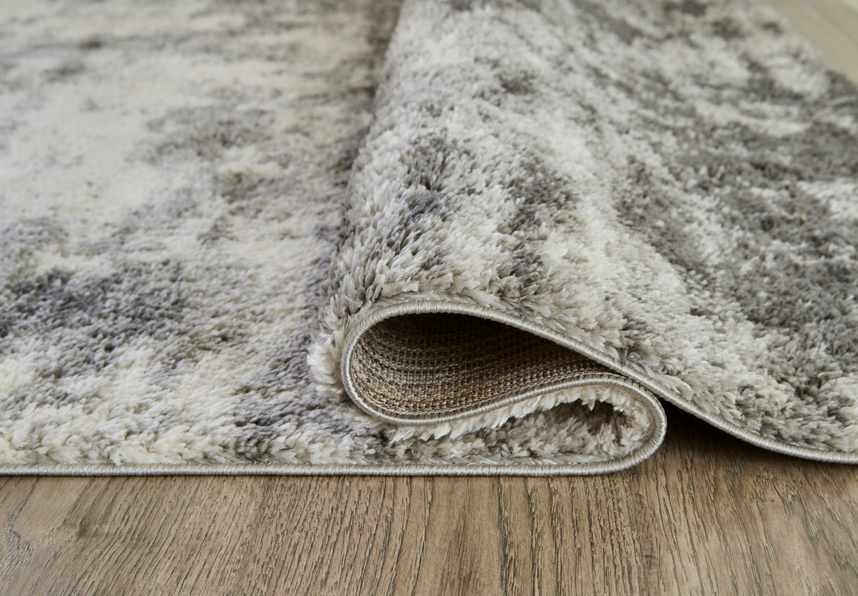 Gerdie Cream/Gray Medium Rug from Ashley Furniture - Luna Furniture