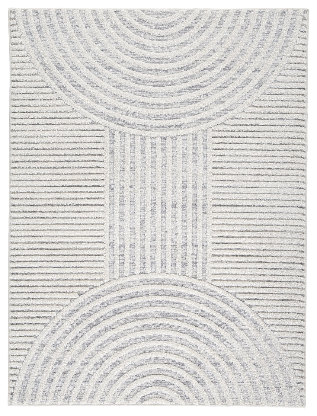 Lambworth Gray/Cream Medium Rug from Ashley Furniture - Luna Furniture
