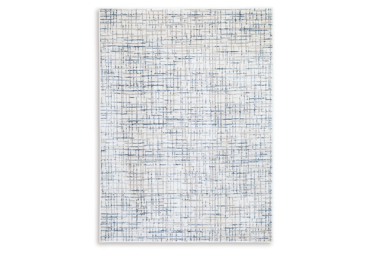 Beckfille Blue/Gray/Cream 8' x 10' Rug from Ashley - Luna Furniture