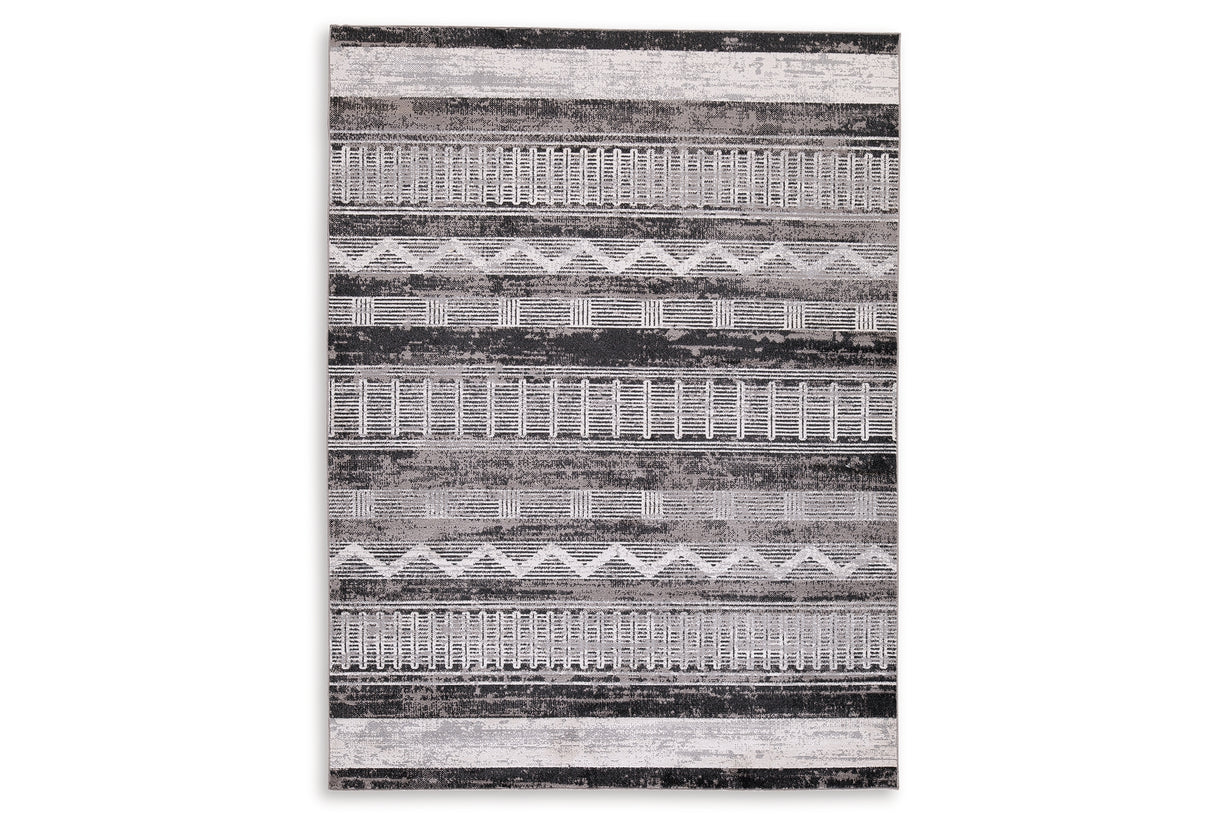 Henchester Multi 5' x 7' Rug from Ashley Furniture - Luna Furniture