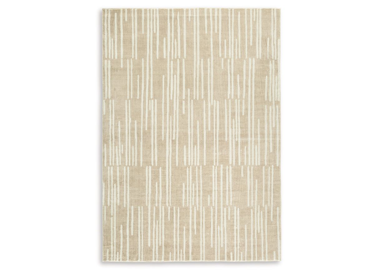 Ardenville Tan/Cream Medium Rug from Ashley - Luna Furniture