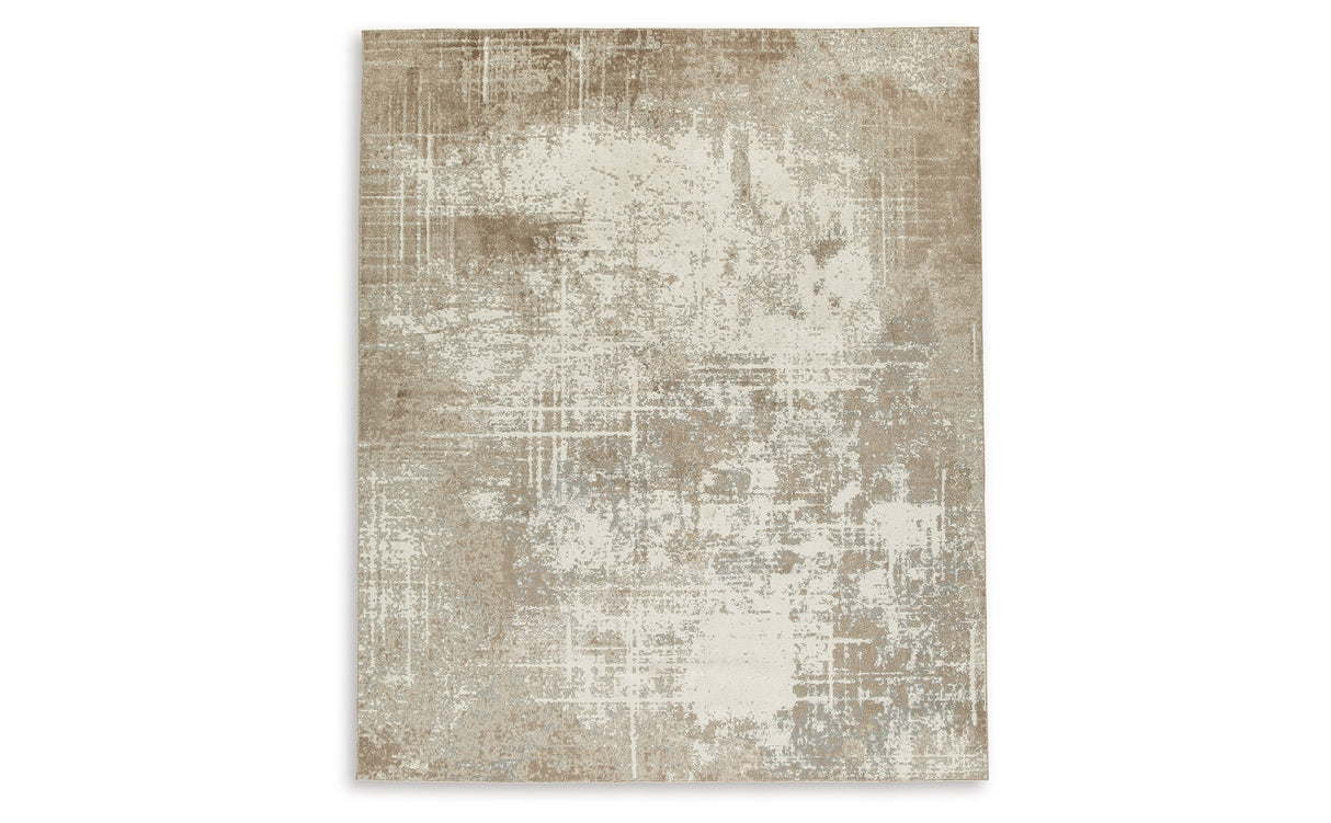 Grifflain Tan/Brown/Gray Large Rug from Ashley Furniture - Luna Furniture