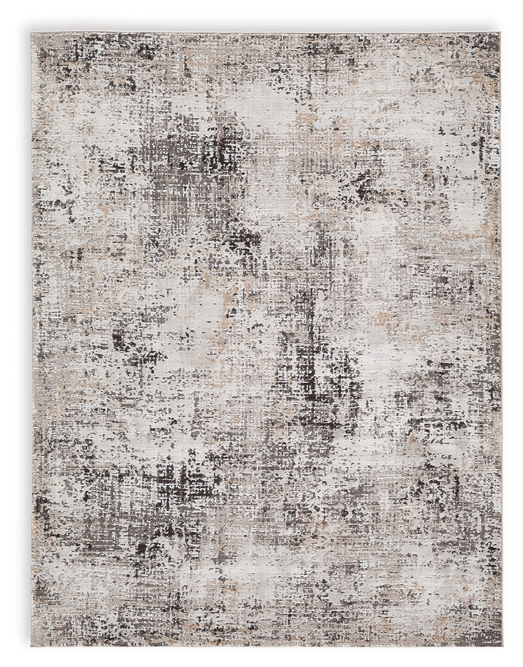 Elaning Black/Gray/Cream Medium Rug from Ashley - Luna Furniture