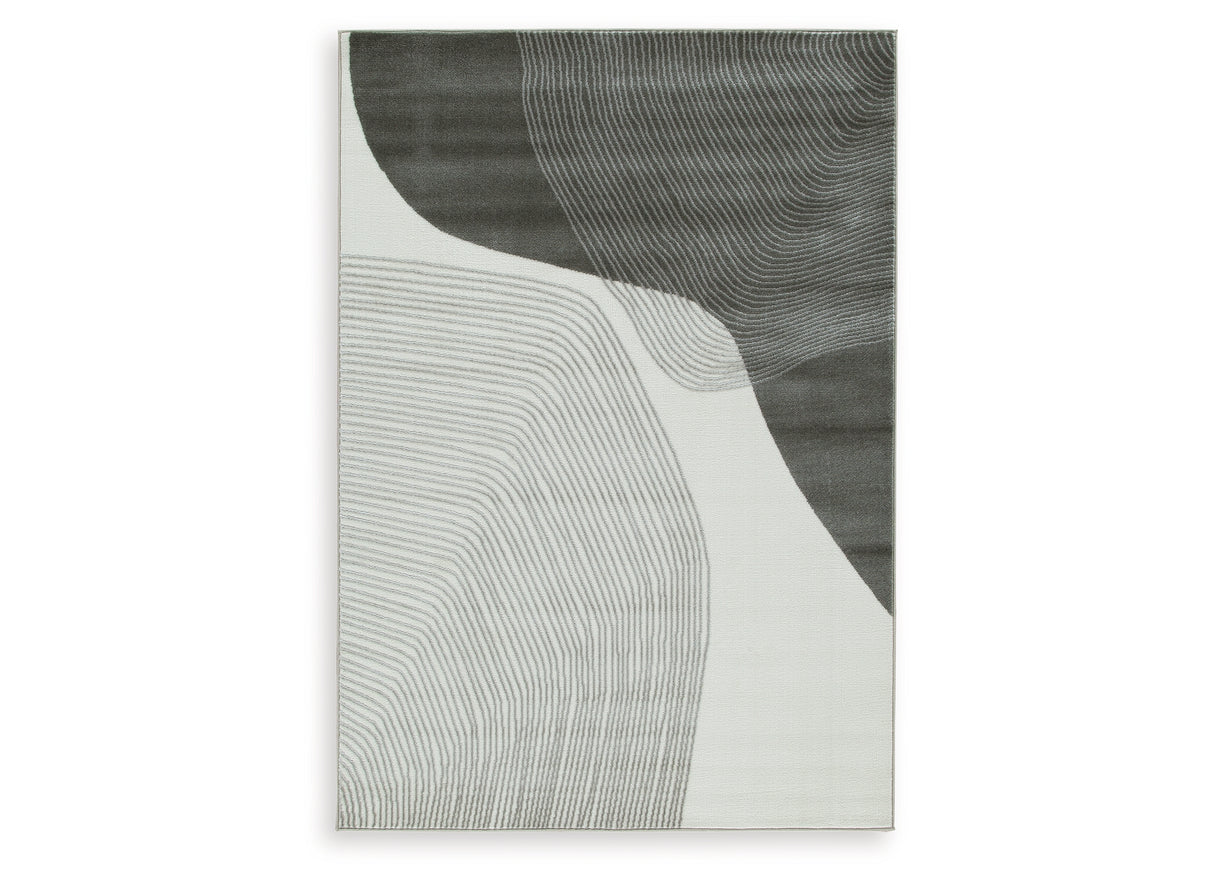 Winderburg Gray/Ivory Large Rug from Ashley Furniture - Luna Furniture