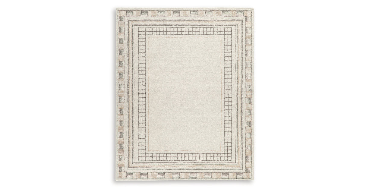Idaman Taupe/Brown Large Rug from Ashley - Luna Furniture