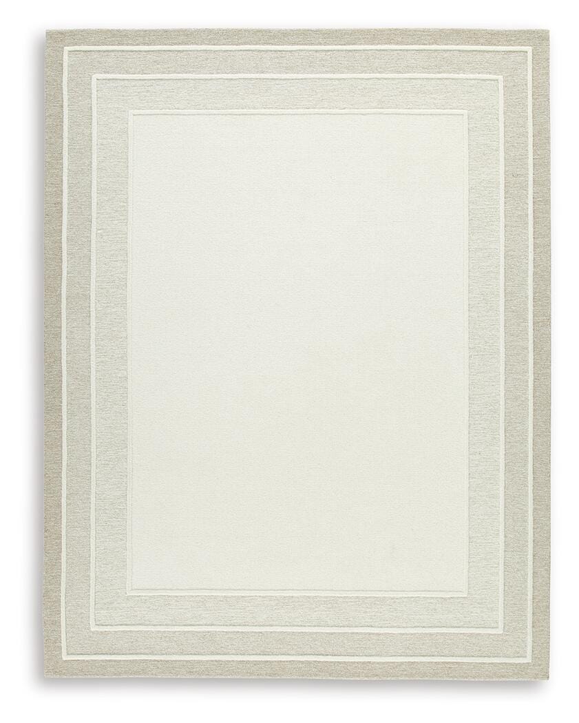 Teelgan Ivory/Tan Large Rug from Ashley Furniture - Luna Furniture