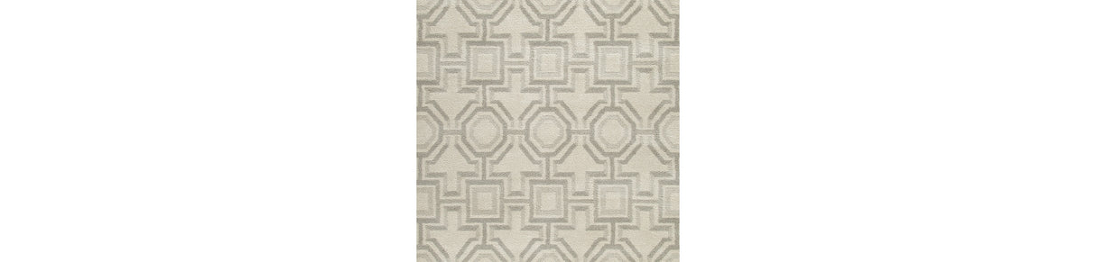 Maconville Ivory/Gray Large Rug from Ashley Furniture - Luna Furniture