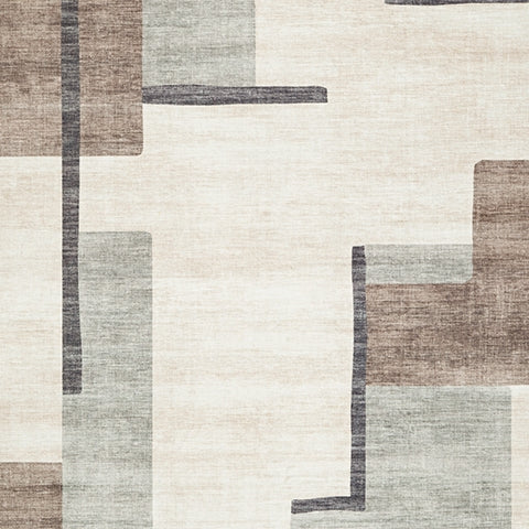 Larkport Cream/Brown/Gray Washable Medium Rug from Ashley Furniture - Luna Furniture