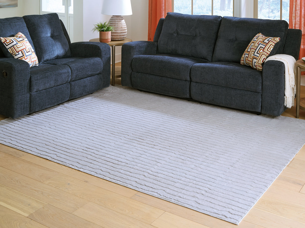 Worthley Gray Washable Large Rug from Ashley Furniture - Luna Furniture