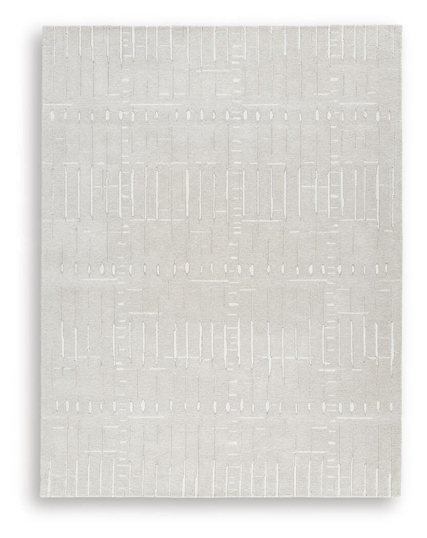 Wolbert Tan/Ivory Large Rug from Ashley - Luna Furniture