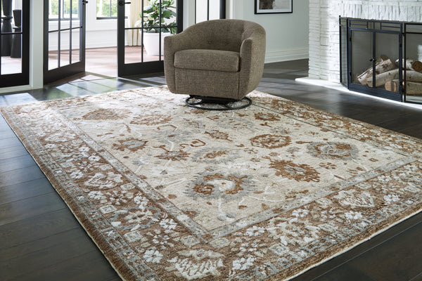 Ainswick Brown/Beige/Gray Memory Foam Large Rug