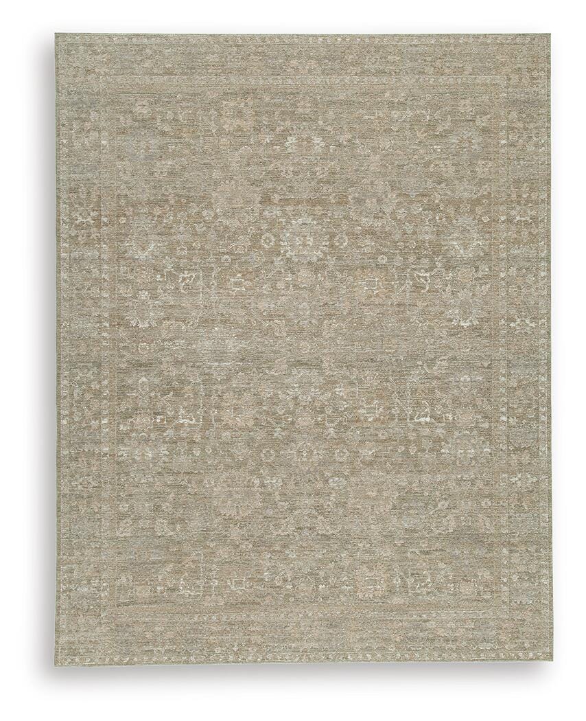 Neroham Gray/Brown/Cream Large Rug from Ashley Furniture - Luna Furniture