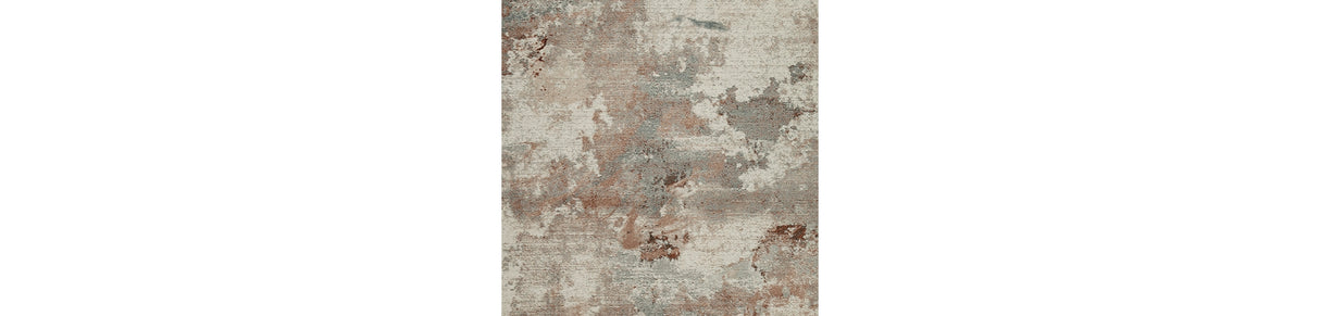 Jadenburg Cream/Gray/Sienna Medium Rug from Ashley Furniture - Luna Furniture