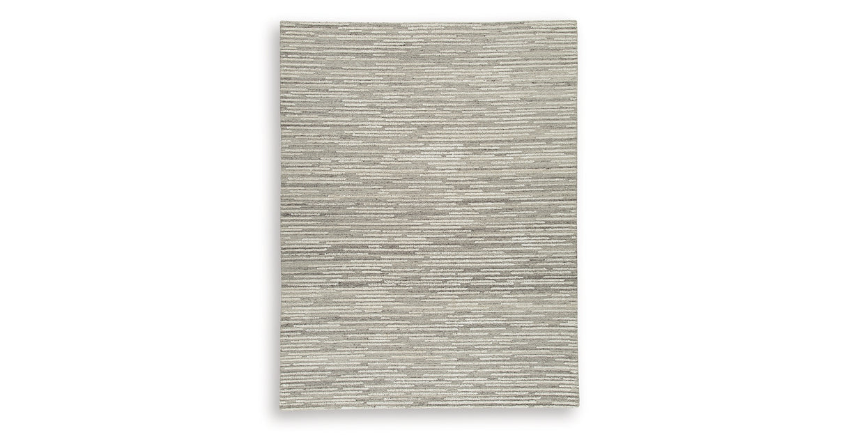 Eljory Gray Large Rug from Ashley - Luna Furniture