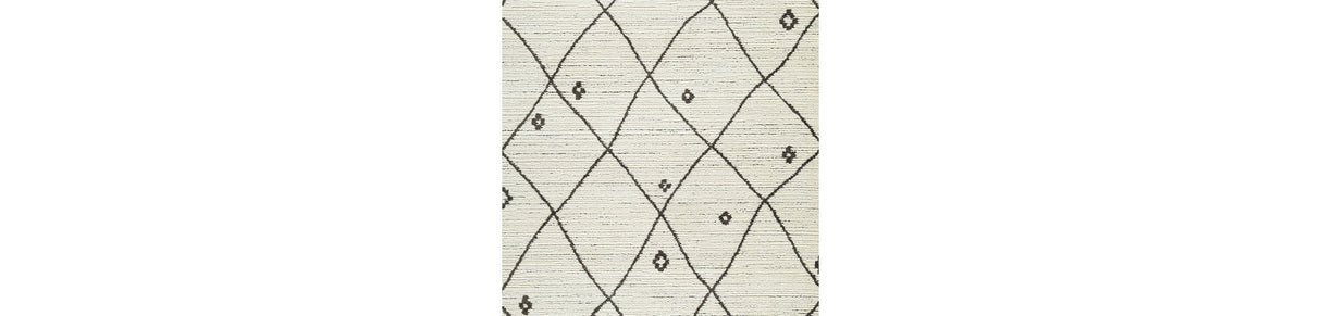 Fenriston Cream/Black Large Rug from Ashley - Luna Furniture