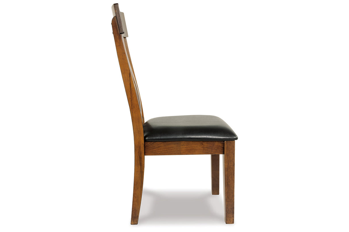 Ralene Medium Brown Dining Table and 6 Chairs and Bench from Ashley Furniture - Luna Furniture