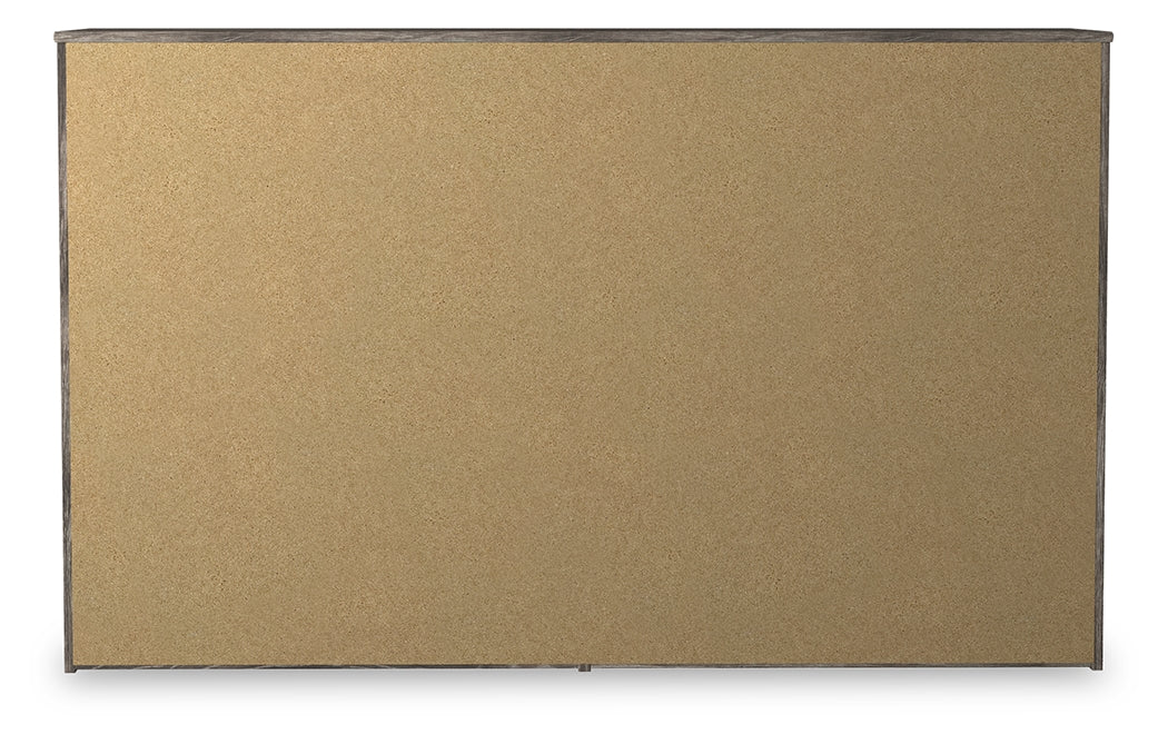 Ralinksi Full Panel Bed with Dresser and 2 Nightstands in Gray from Ashley - Luna Furniture