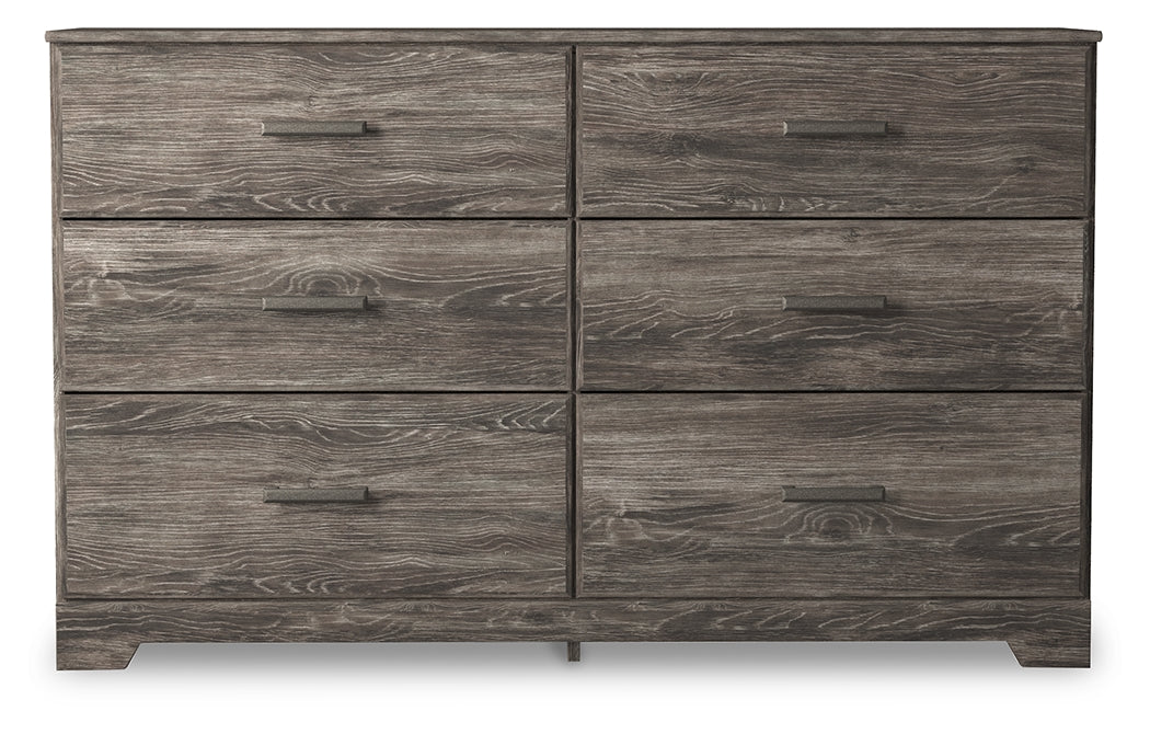 Ralinksi King Panel Bed with Dresser and 2 Nightstands in Gray from Ashley Furniture - Luna Furniture