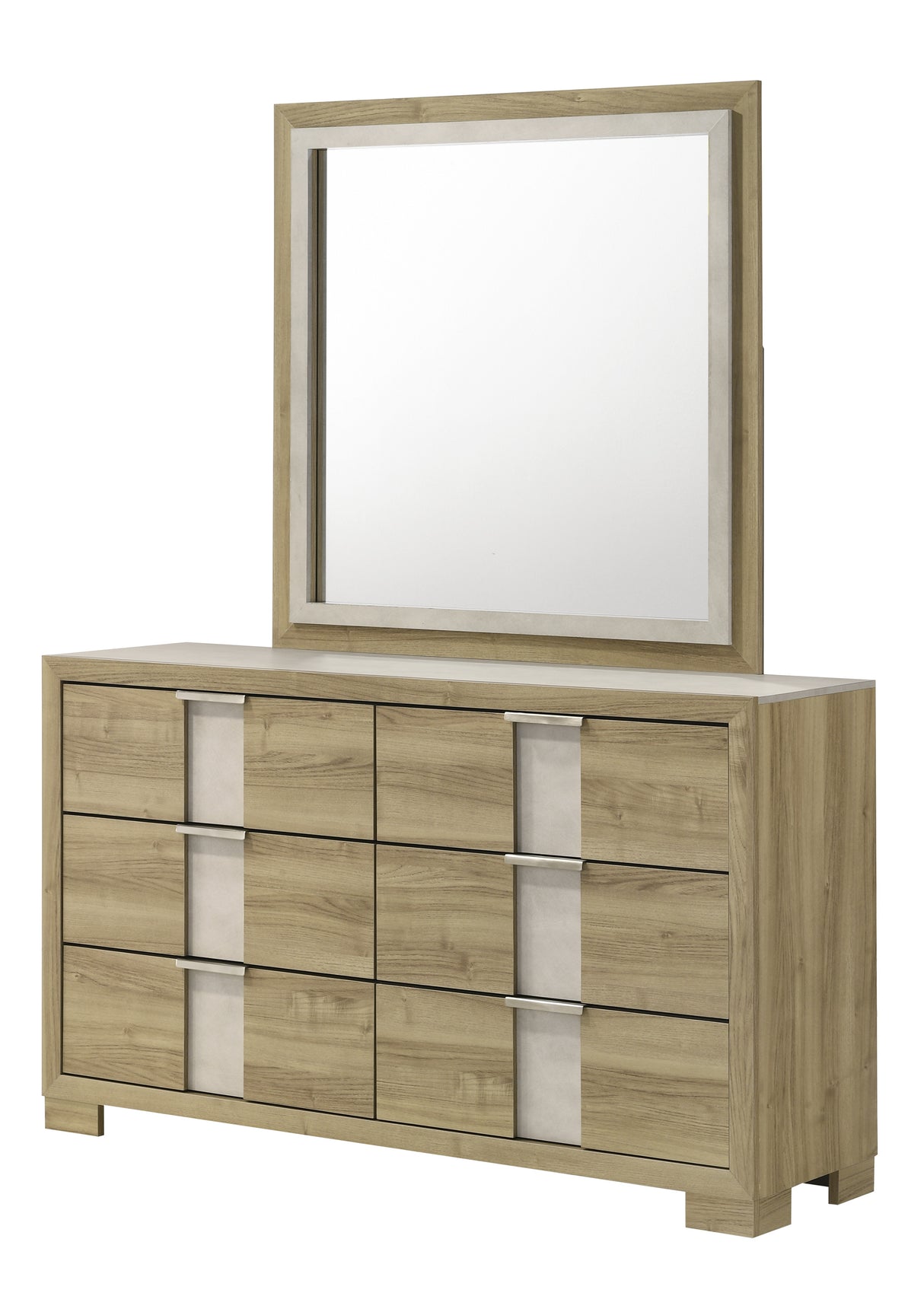 Rangley Driftwood Bedroom Mirror (Mirror Only) from Crown Mark - Luna Furniture