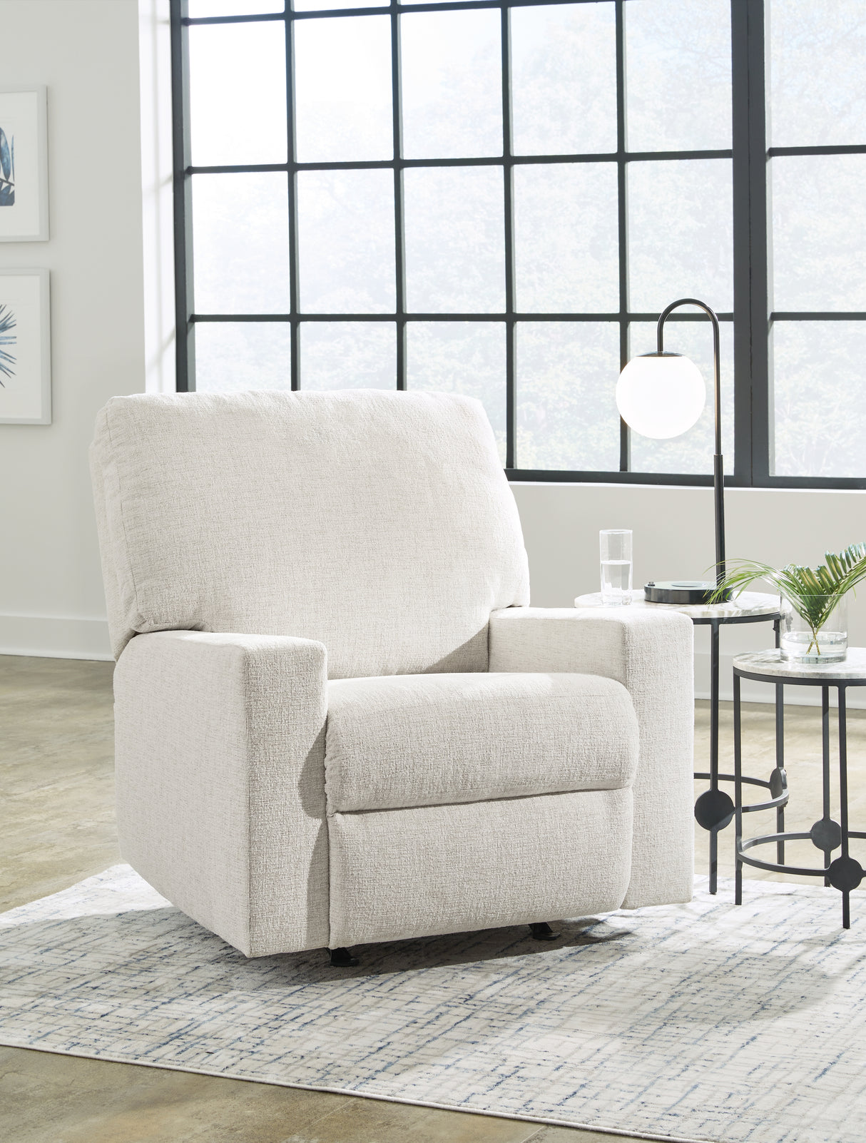 Rannis Snow Twin Sofa Sleeper and Recliner from Ashley - Luna Furniture