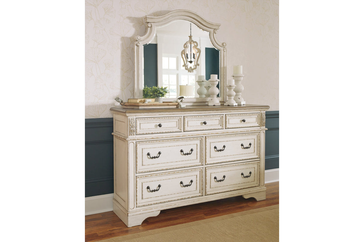 Realyn Two-tone Dresser and Mirror from Ashley - Luna Furniture