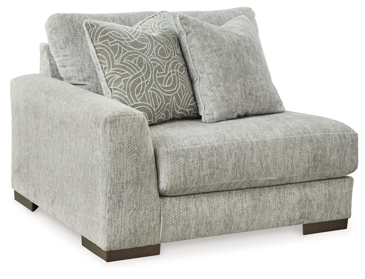 Regent Park Pewter 3-Piece Sectional Sofa and 2-Piece Sectional Loveseat from Ashley - Luna Furniture