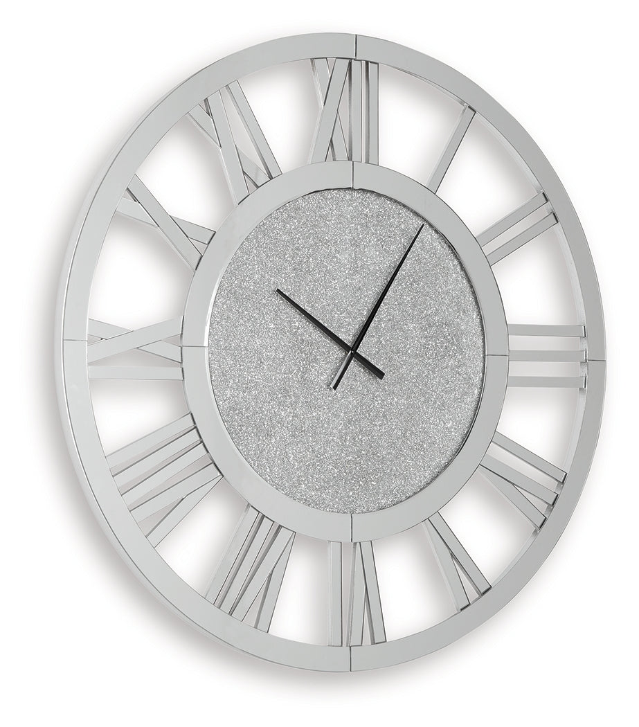 Reinport Mirror Wall Clock from Ashley - Luna Furniture