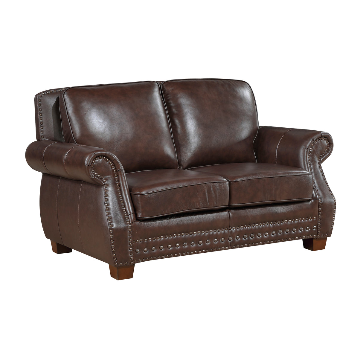 Remington Brown Leather Living Room Set from Homelegance - Luna Furniture