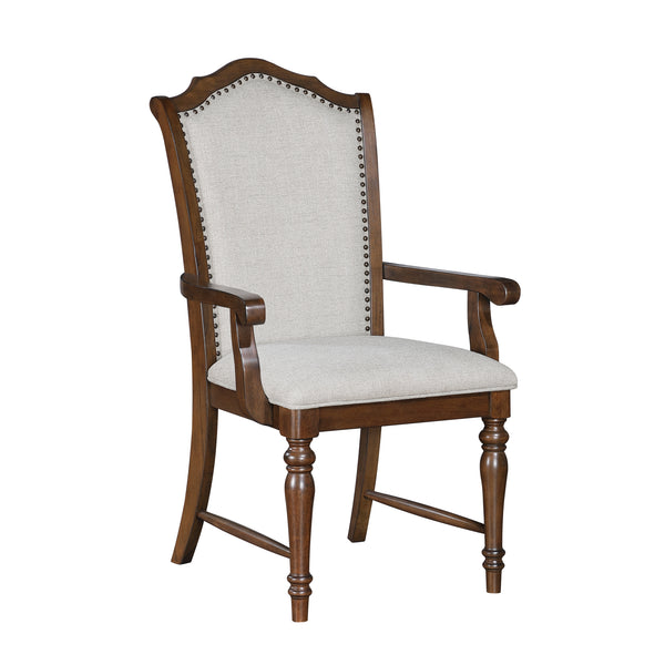 Rexford Cherry Dining Arm Chair, Set of 2