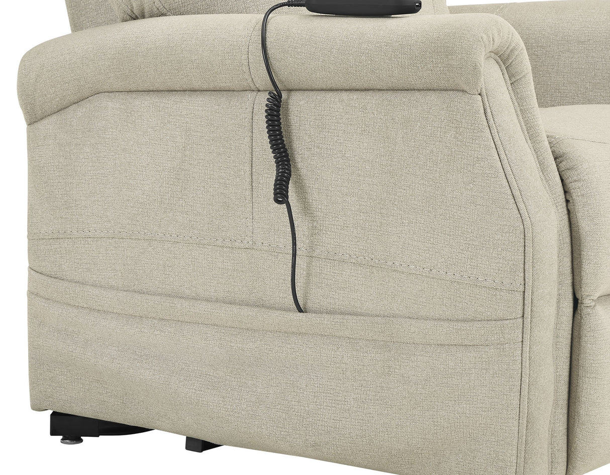Rhodes Versatile Beige Power Lift Chair from Steve Silver - Luna Furniture